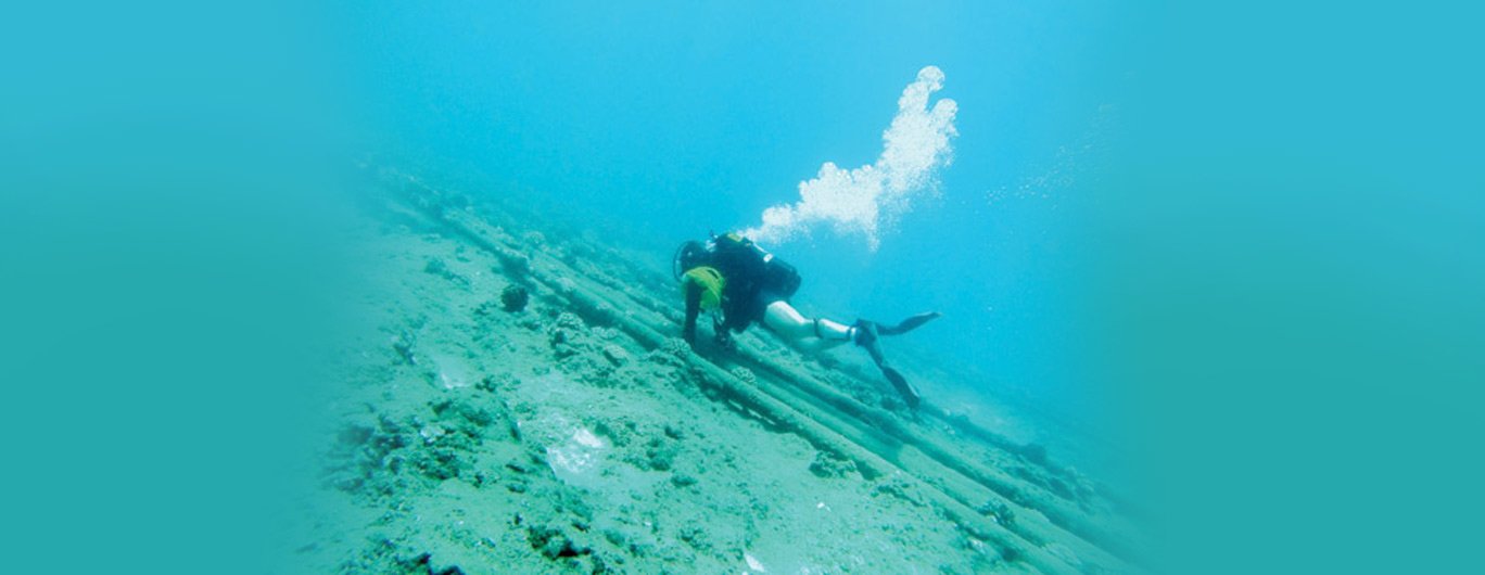 Underwater block placing